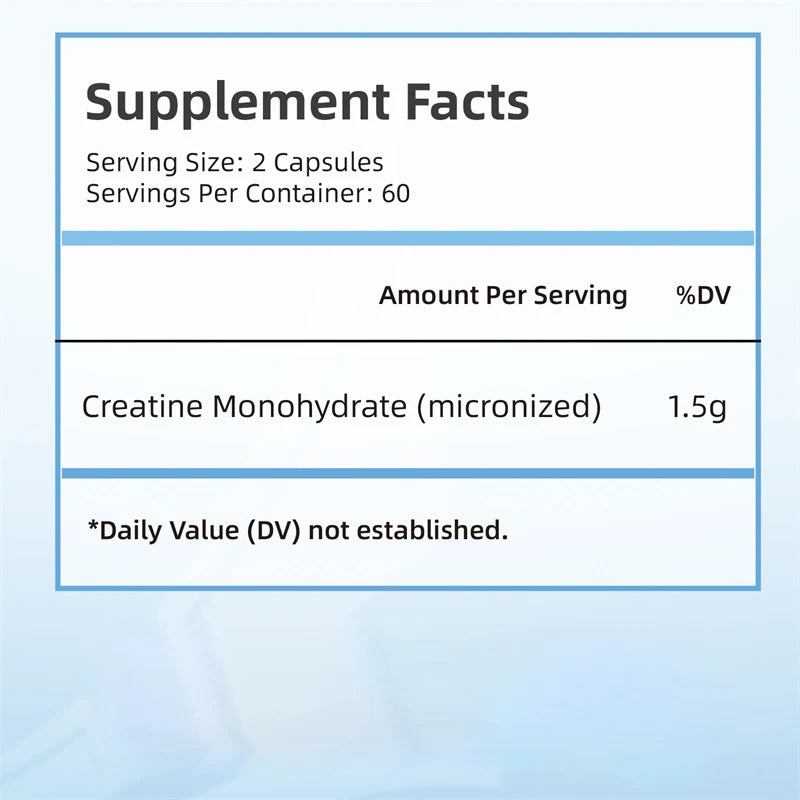 Creatine Monohydrate - Promote Muscle Recovery, Improve Athletic Performance, Improve Energy Endurance, Increase Muscle Mass