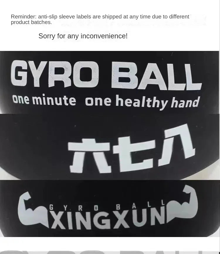 All metal  wrist gyro forearm strength led gyro ball arm muscle fitness training equipment Intensify Professional training