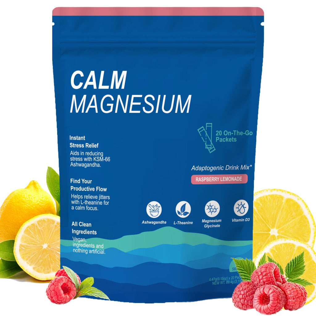 Powdered Drink Mix Electrolyte Vitamin Supplement for Relaxation - Soothe Mind Relieve Anxiety Promote Muscle Recovery