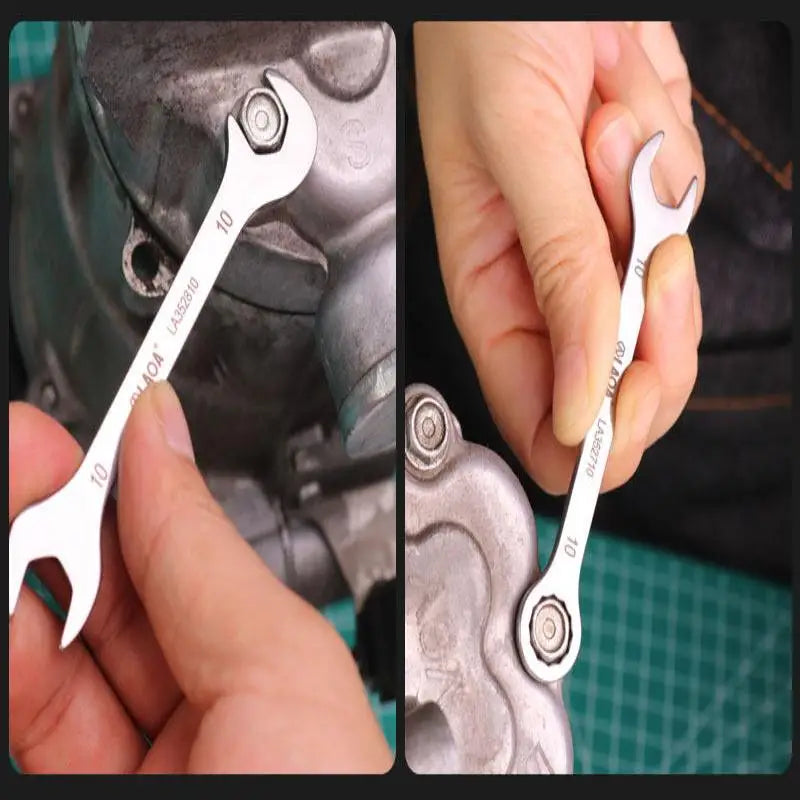 1/8/10Pcs Mini Thin Stainless Steel Double Open-end Wrench 5-11mm Dual-purpose Wrench For Repair Hand Tool Accessory