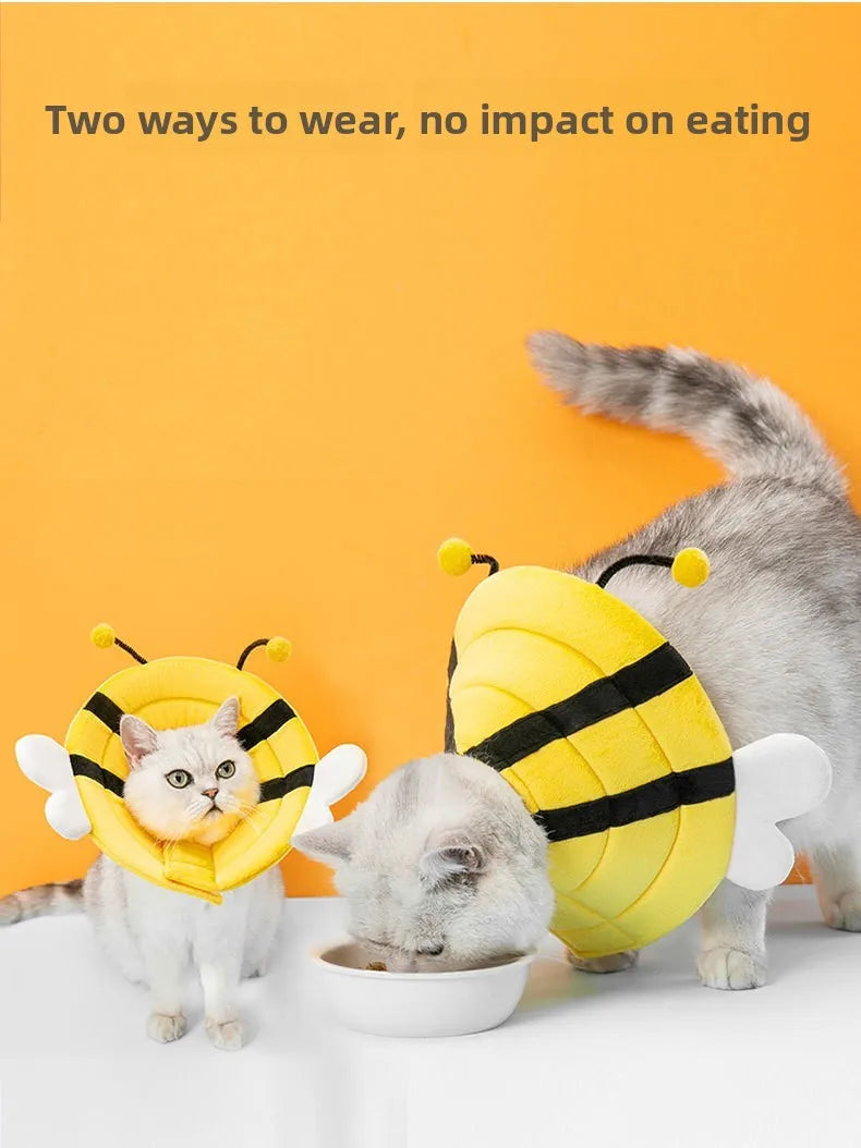 Pet Elizabethan Collar  Spay Neck Bracelet Waterproof Anti-Lick Small Medium Dog Bite Protection Head Cover Hipidog