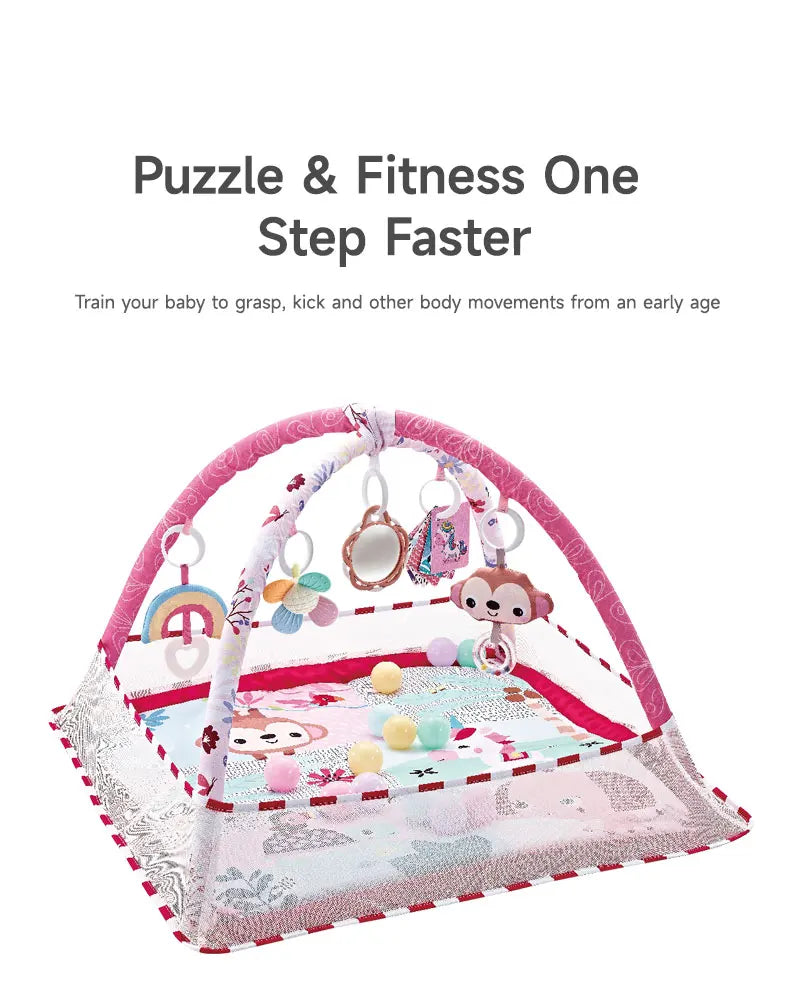 Baby Enlightenment Game Mat Crawling Blanket Early Education Activity Gym Toy Multifunctional Fence Pad Sports Fitness Frame Toy