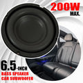 6.5 inch 200W Car Subwoofer Audio Speaker Bass for Car Home Theater System Upgrade Stereo Component Modification Truck Woofer