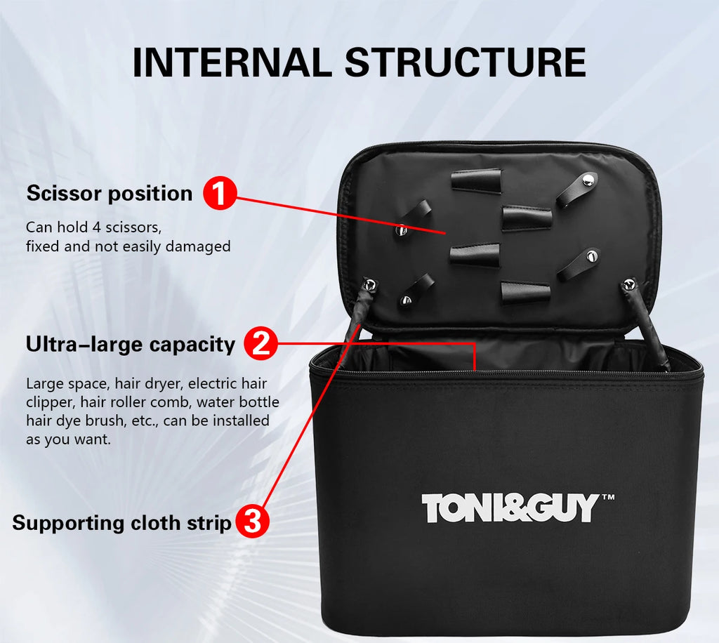 Cosmetic Organizer Portable Hairstylist Travel Bag Professional Storage CaseMakeup Bag Salon Nail Tattoo Beauty Tool