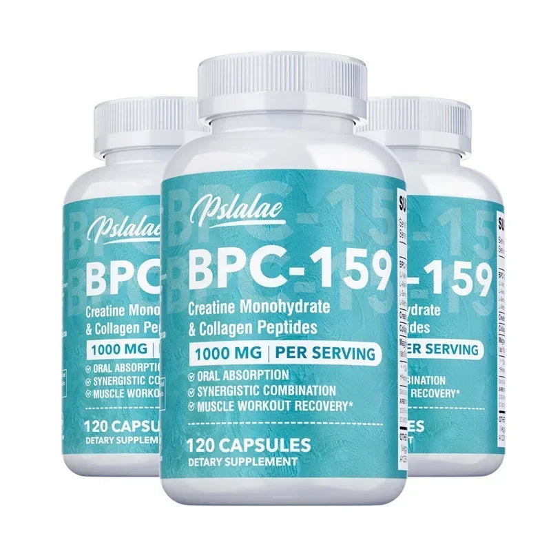 BPC-159 Peptide Capsules - Post-Workout Recovery, Relieve Muscle Soreness, for Bone and Joint Health, Sports Nutrition Diet