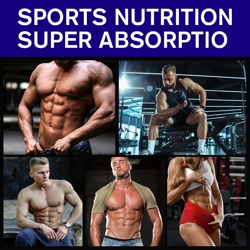 Ptvse Monohydrate Creatine Capsules Strength Muscle for Adults Endurance and Energy Support Enhance Athletic Performance