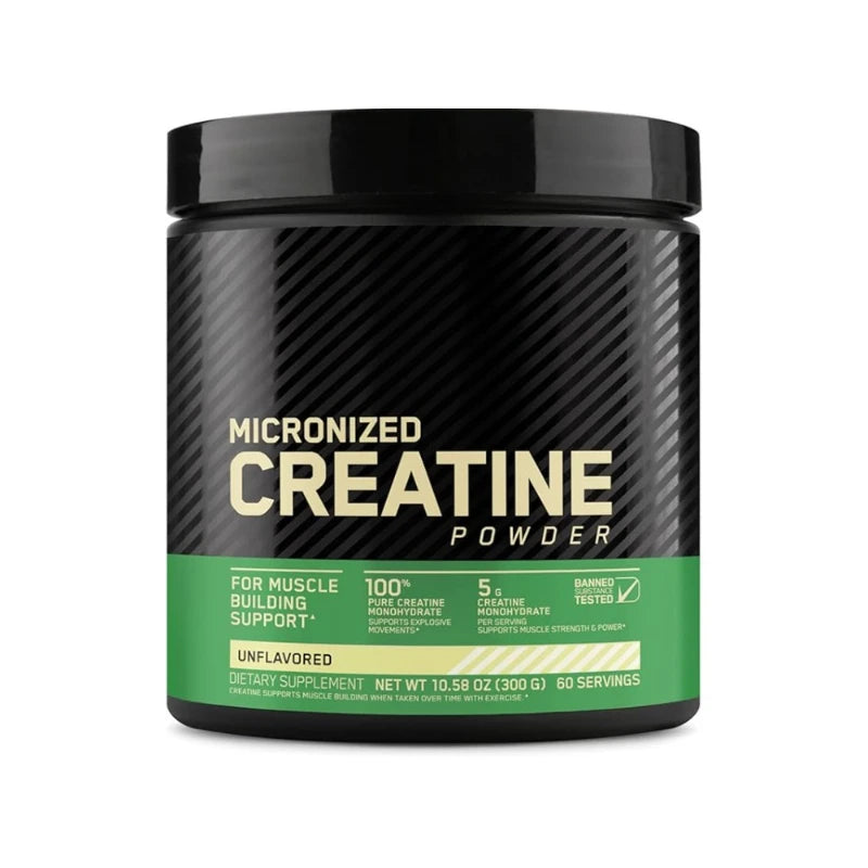 Micronized Creatine Monohydrate Powder Support Strength and Muscle Performance Unflavored 60 Servings 300 Grams