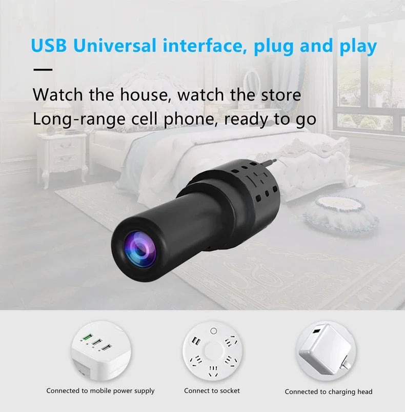 Mini WiFi Camera HD 1080P Indoor Monitor Security Protection Home Baby Video Surveillance IP Cam Audio Recorder 2024 New