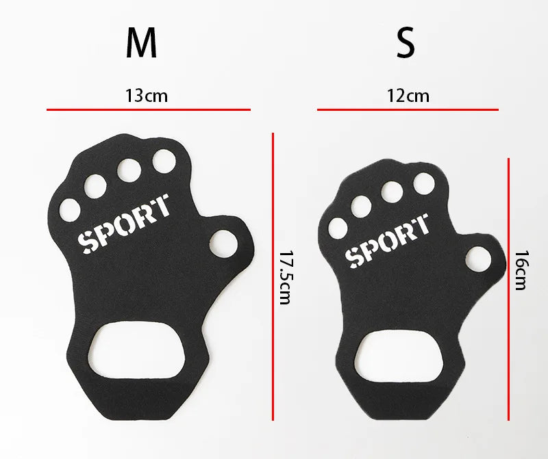 1Pair Lifting Grips Cross Training Weightlifting Palm Grips Hand Protection For Home Gym Fitness For Gymnastics Pull-Ups durable