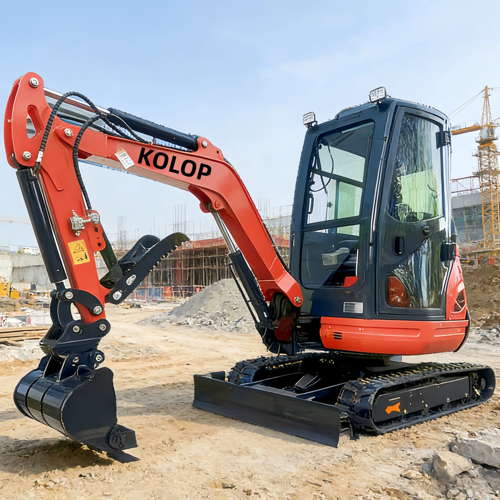 Enclosed Cab 2 Ton Mini Excavator 1 Ton Tracked Mini Digger Customized EURO 5 Kubota Yanmar Diesel Engine Fast Delivery
