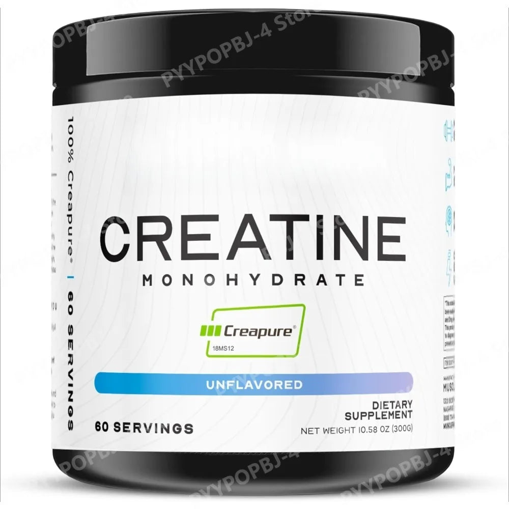 Creatine Monohydrate Powder 5000mg Per Serving, Unflavored Muscle Energy & Strength Support Supplement, Vegan Gluten Free, 300g