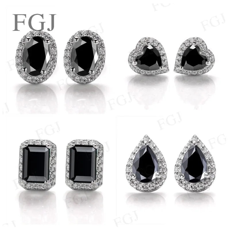 100% Real Moissanite Tennis Necklace for Woman Men Wedding Jewelry With GRA 925 Sterling Silver Plated 18K White Gold Necklace