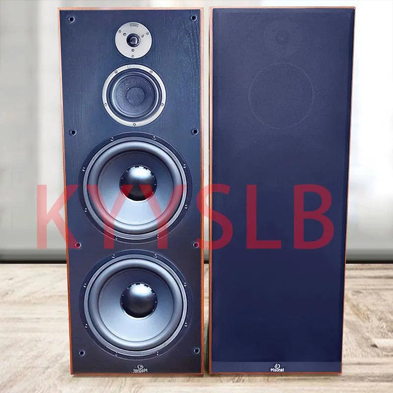 200W 12-inch Floor Speakers Surround Hi-fi Passive Speakers Home Theater High-power Bookshelf Speakers Three-unit Bass Speakers