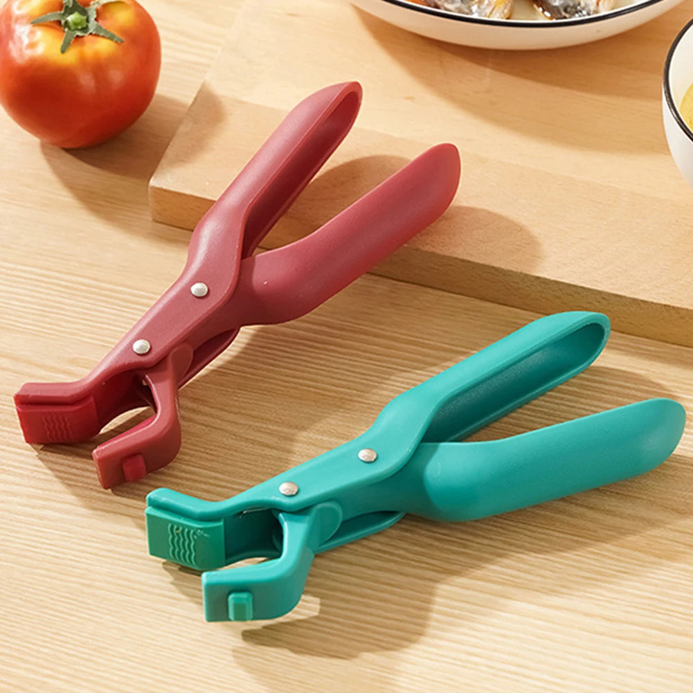 1/2/5Pcs Hot Plate Gripper Anti-Scalding Clips Holder Tongs Bowl Holder for Moving Hot Plate Bowls Pizza Pan for Kitchen