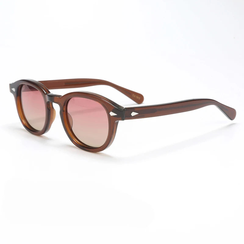 Polarized Sunglasses Men Brand Johnny Depp Sun Glasses Lens Woman Luxury Vintage Acetate Driver's Shade