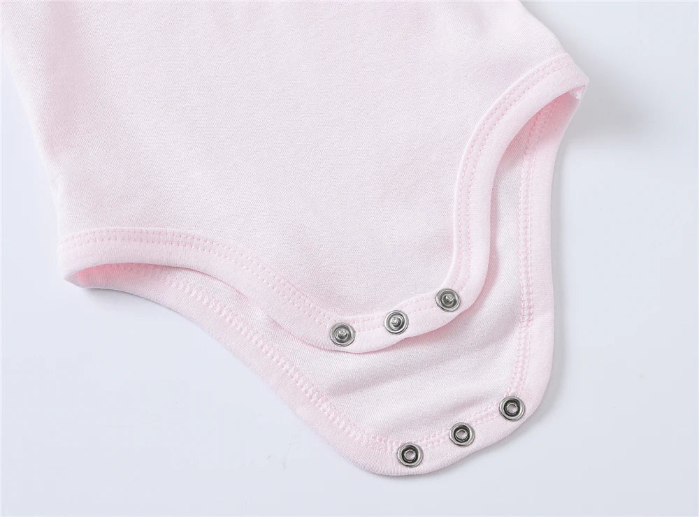 2025 Solid White Baby Clothes Short Sleeve Cotton Baby Girls Boys Bodysuit Newborn body bebe 0-24 months Infant Jumpsuit