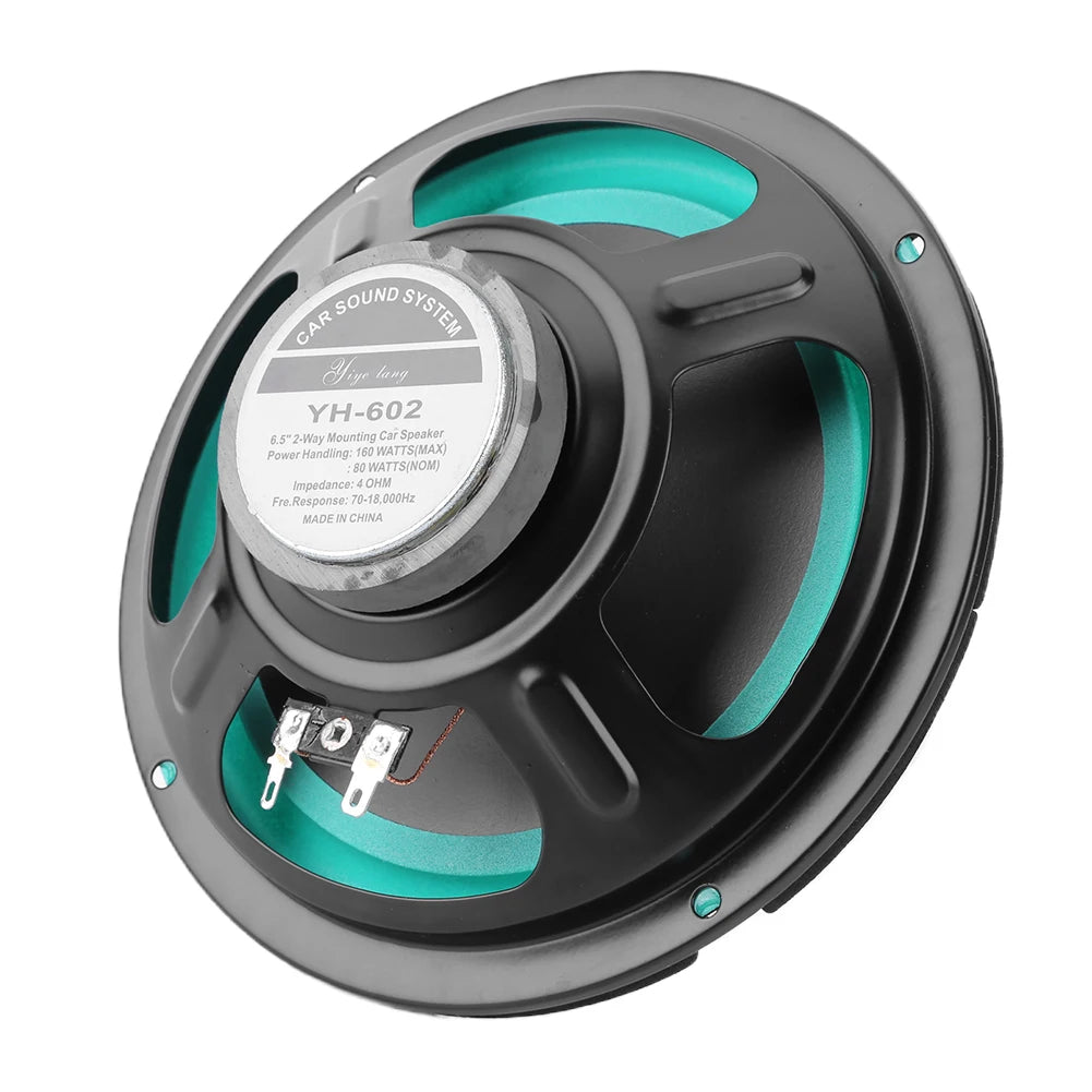 4/5/6.5 Inch Universal Car Speaker 100W/160W HiFi Coaxial Subwoofer 12V Full Range Speaker Sensitivity 92dB Car Subwoofer Stereo