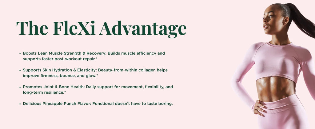 Creatine & Collagen Powder Stick Packs Supports Strength Recovery & Skin Health – Daily Nutrition Supplement  20Servings Per Bag