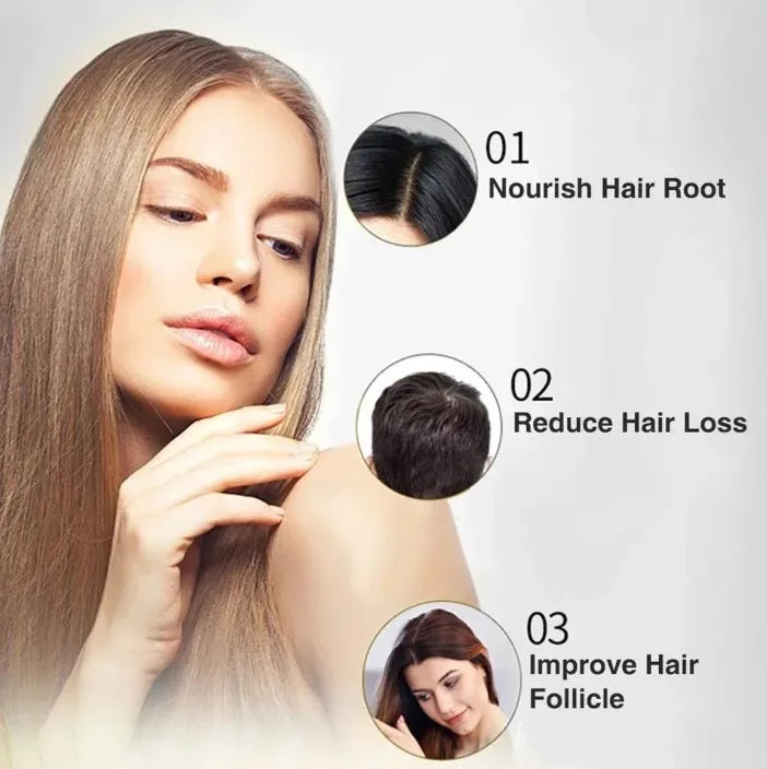Fast Ginger Hair Growth Serum Anti Hair loss Baldness Regrowth Hair Care Oil Repair Damaged Scalp Treatment For Women Men