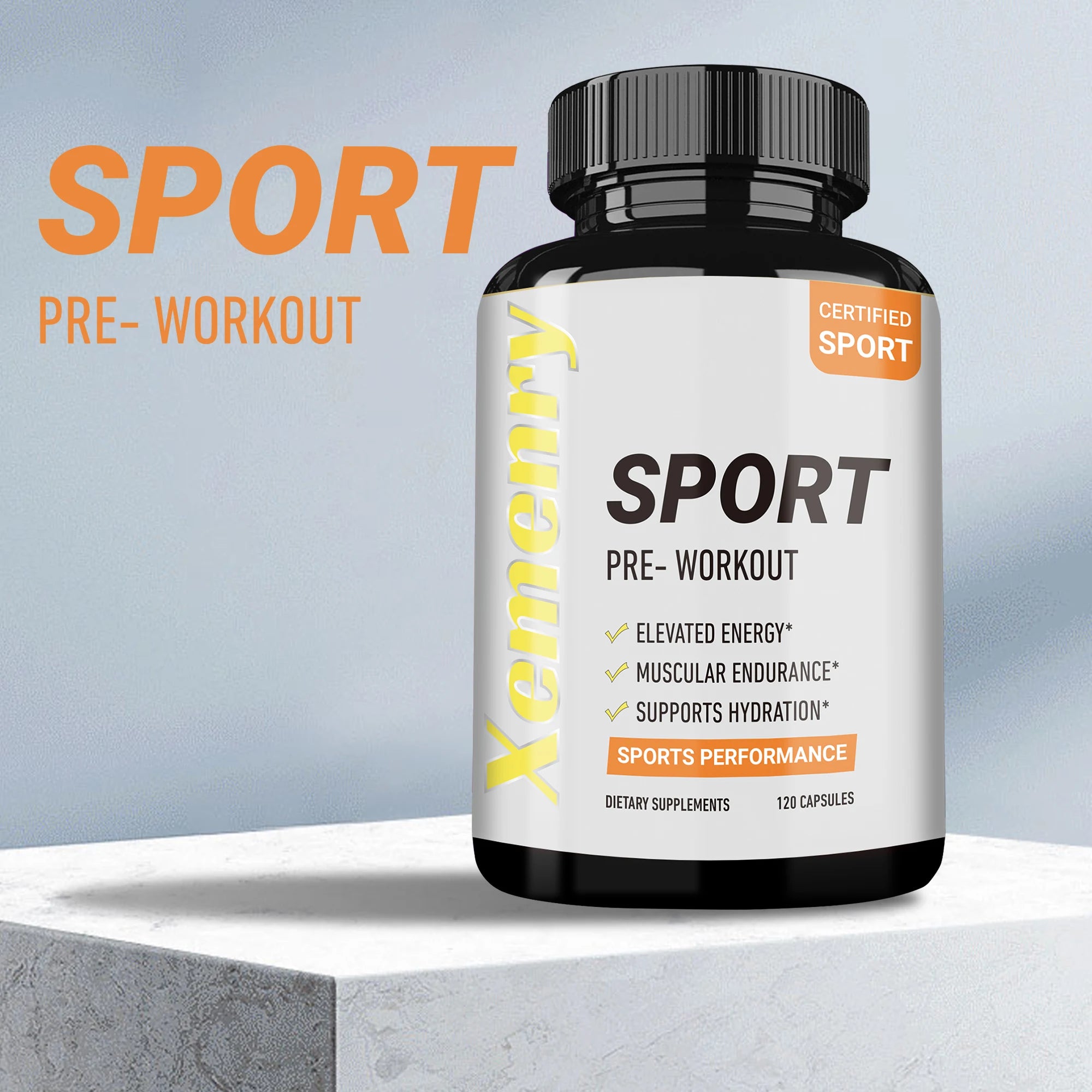 Sport Pre Workout Supplement - Increase Muscle Strength, Improve Athletic Performance, Reduce Fatigue, Muscle Building & Growth