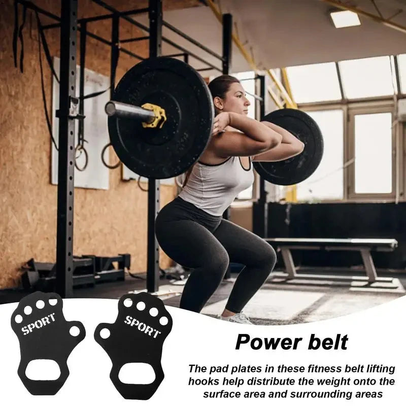 1Pair Lifting Grips Cross Training Weightlifting Palm Grips Hand Protection For Home Gym Fitness For Gymnastics Pull-Ups durable