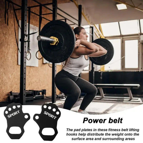 1Pair Lifting Grips Cross Training Weightlifting Palm Grips Hand Protection For Home Gym Fitness For Gymnastics Pull-Ups durable