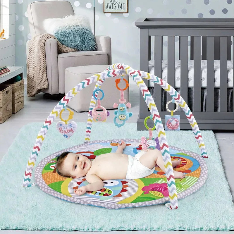 Multifunctional Baby Fitness Activity Frame Baby Awakening Mat Crawl Blanket With Fence Activity Pad  Baby Educational Mat Gift