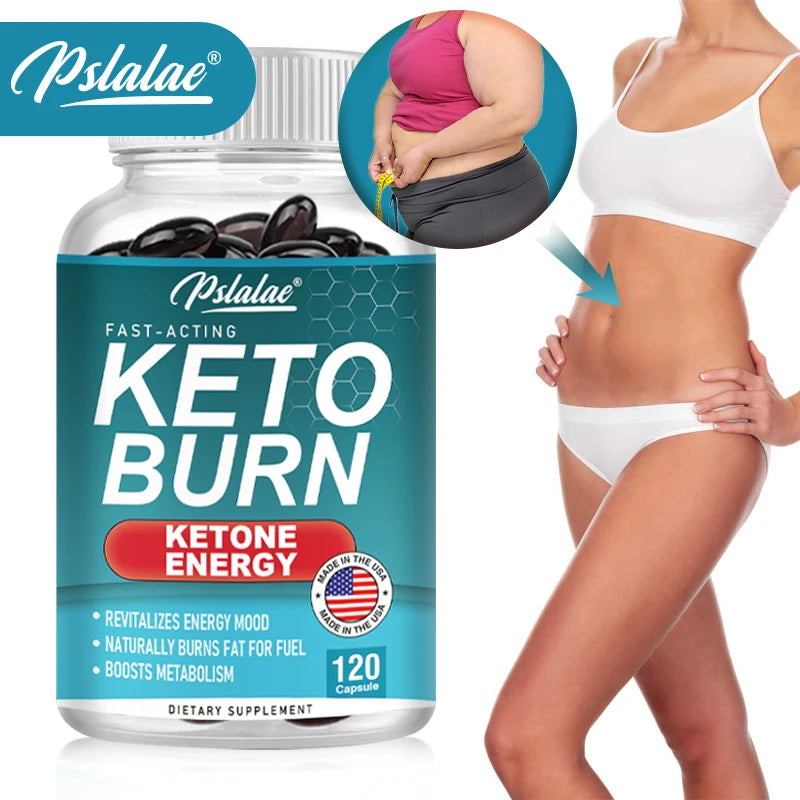 Keto Burn Capsules - Healthy Weight Management, Fat Burner, Improve Digestion, Boost Immunity, Non-GMO