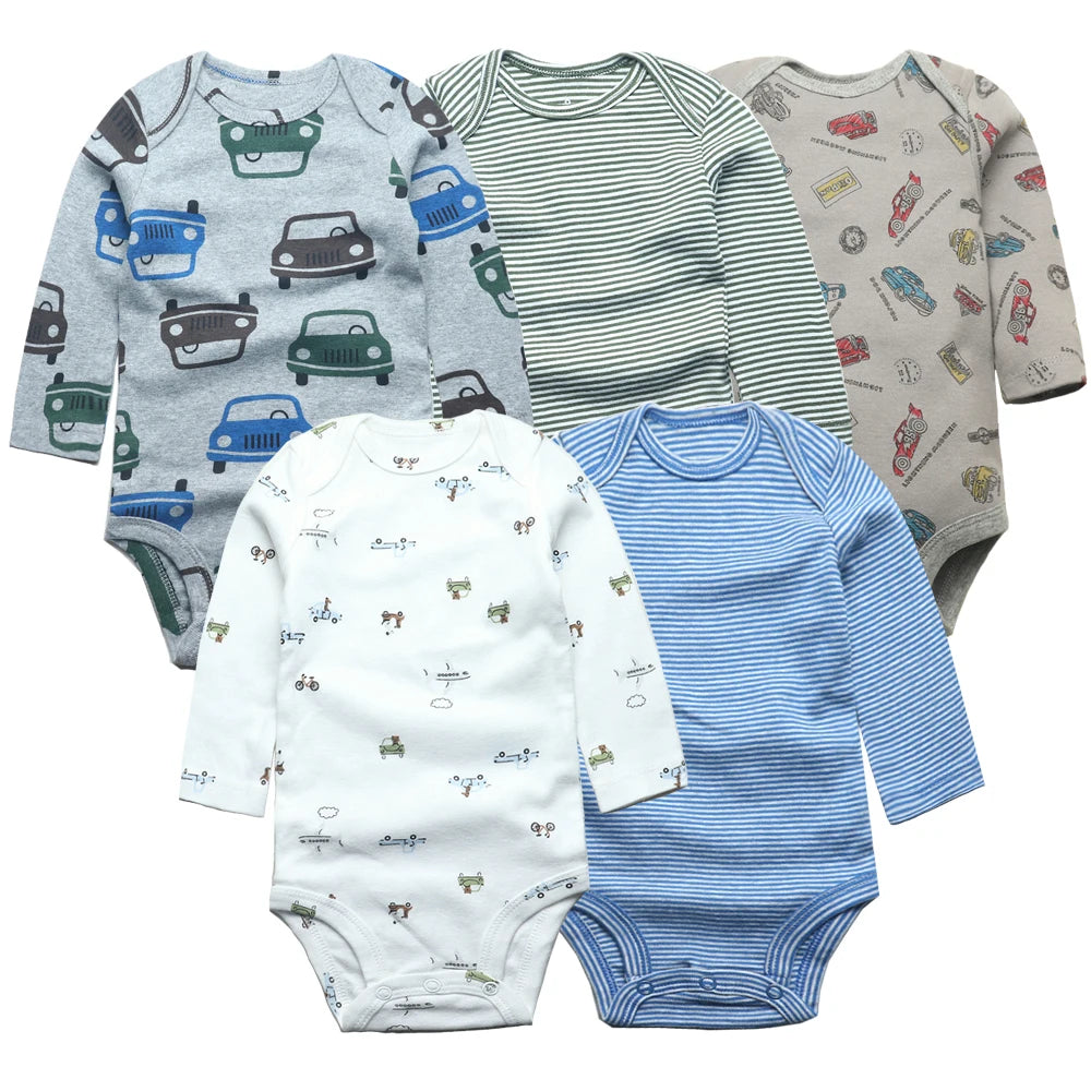 2023 Spring Autumn Baby Bodysuits Long Sleeve Baby Boy Girl Clothes 100% Cotton Bebe Jumpsuit Newborn Body Infant 0-24Month