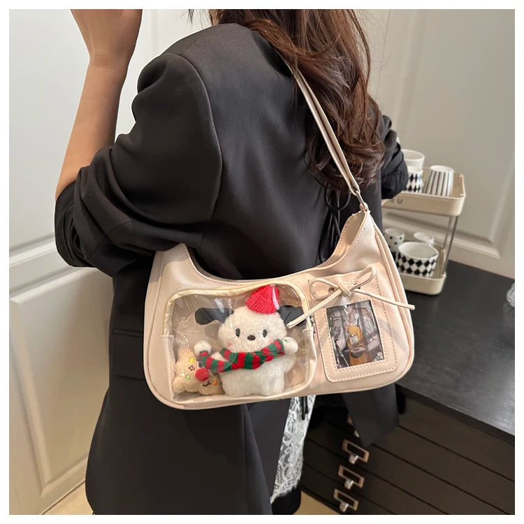 Design Sensation Single Shoulder Slant Crossbody Bag Basic Model Grain Bag Pain Bag for Girls Soft Synthetic Leather Sq...