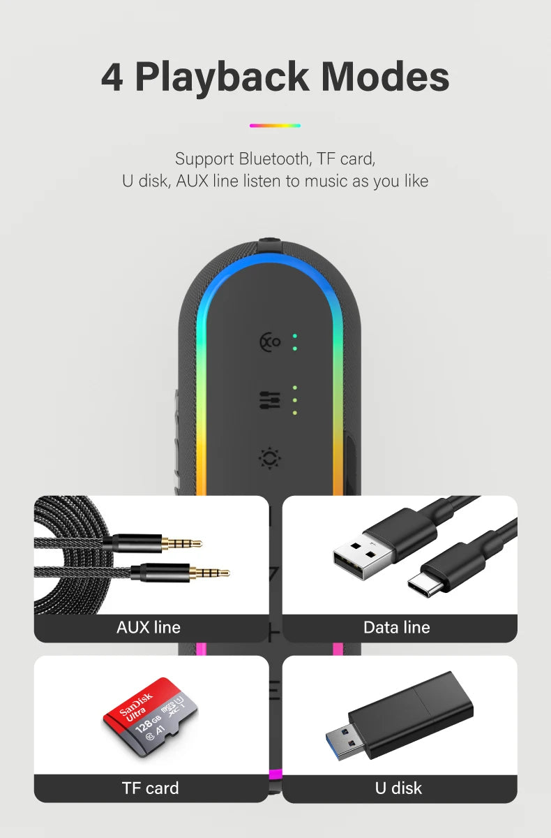 Enceinte Bluetooth 60W XDOBO X8 III Batterie 6600mAh