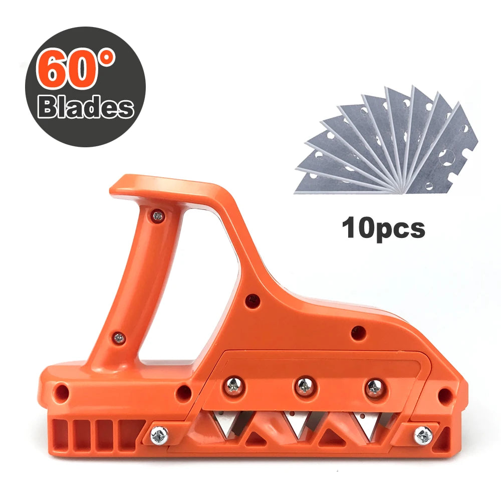 Plasterboard Quick Cutter Gypsum Board Hand Plane Drywall Edge Chamfer Woodworking Cutting Tool 45 ° 60 ° Trimmer Hand Tool