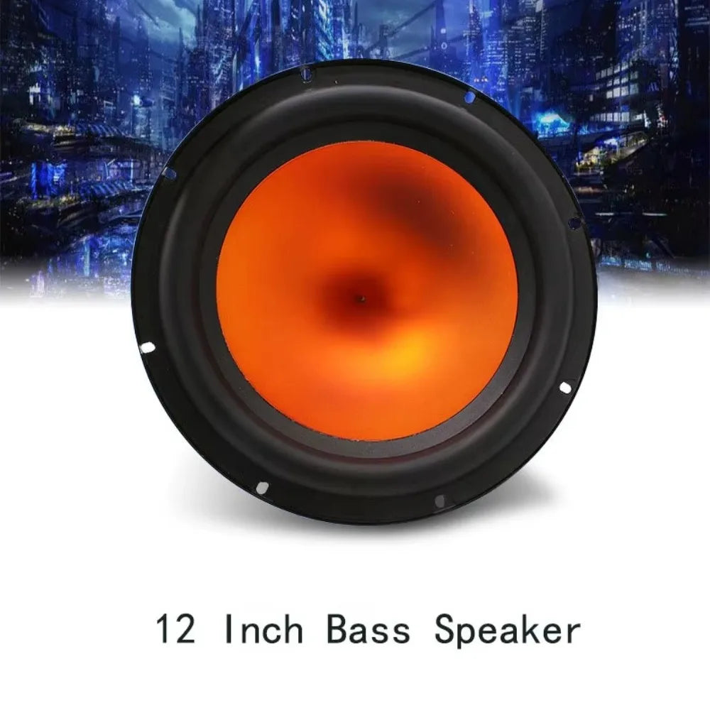 12" Car Subwoofer Speaker High-Quality High-Power Bass Speaker 12V Effective Power 180W