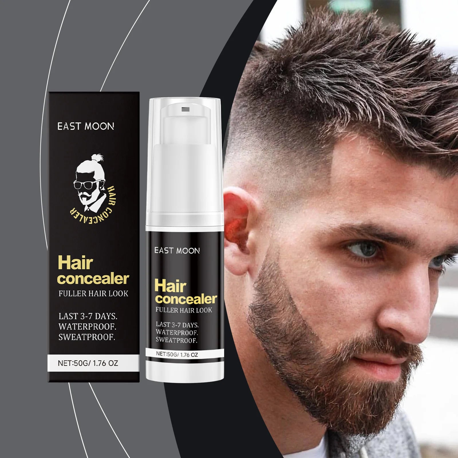 Hair Root Concealer Cream - Instant Hair Line Coverage, Long-Lasting Volume Boosting, Gentle Moisturizing & Nourishing