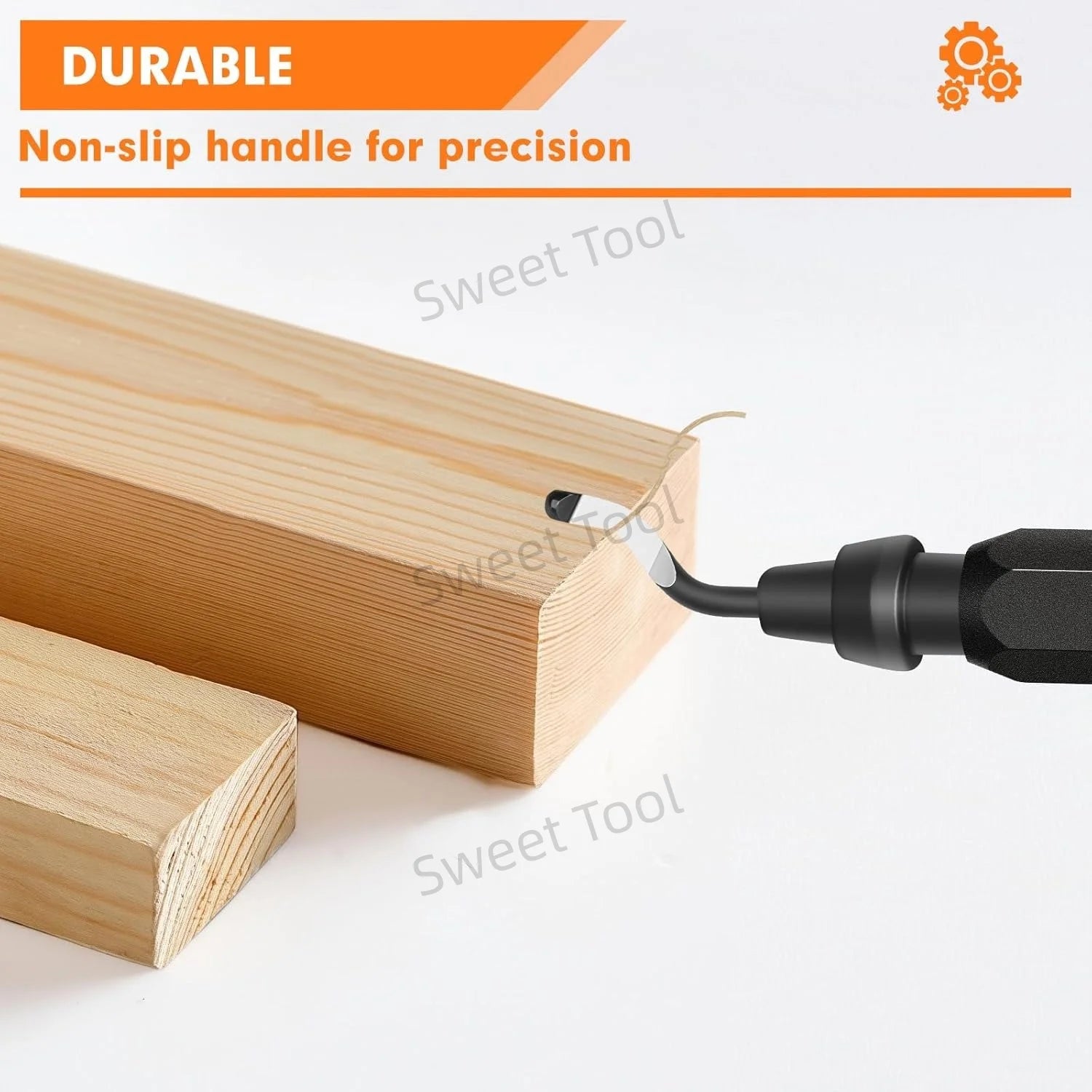 Deburring Tool Set RB1000 Black Metal Handle with 1/10/11 Swivel Blades for Metal PVC Plumbing 3D Printing Plastic Copper Resin