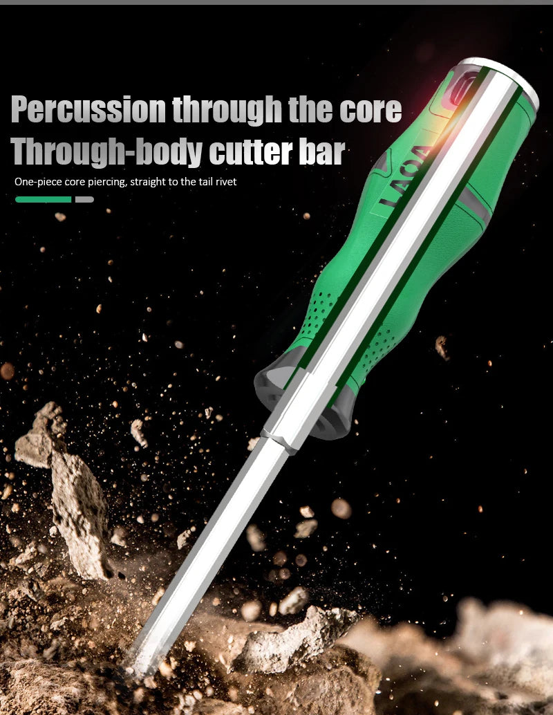 1pcs LAOA Magnetic Screwdriver Phillips Slotted Screwdrivers Set Hardness 58HRC Alloy Steel with Tap Knock Function